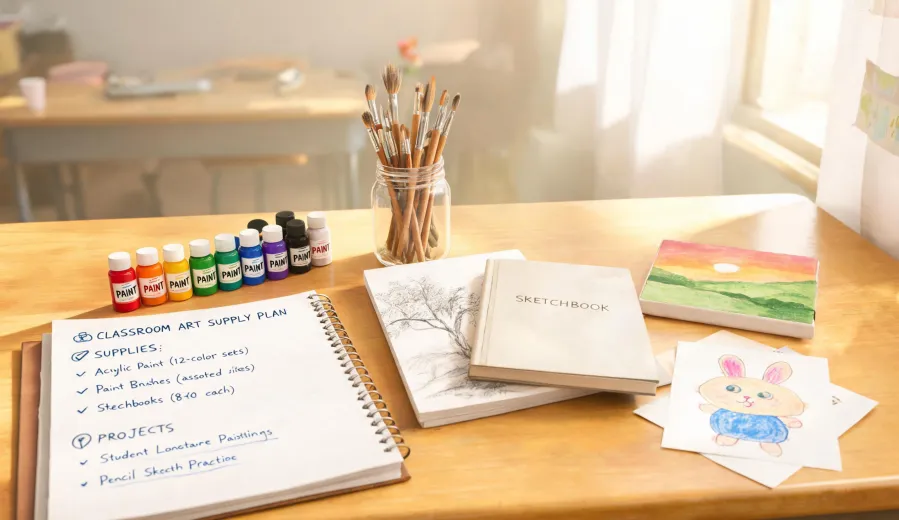 featured classroom art planning article
