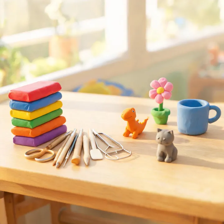 modeling clay project supplies