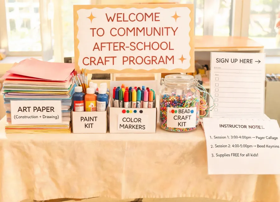 community education craft program kits